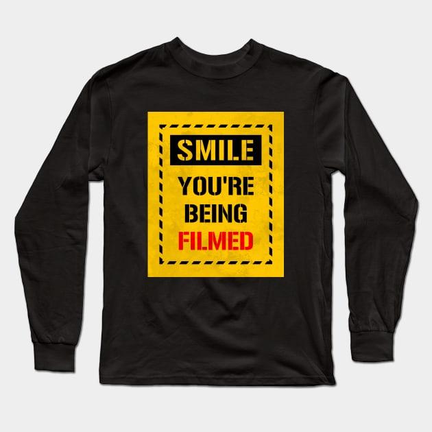 Smile for the camera Long Sleeve T-Shirt by Nero Creative